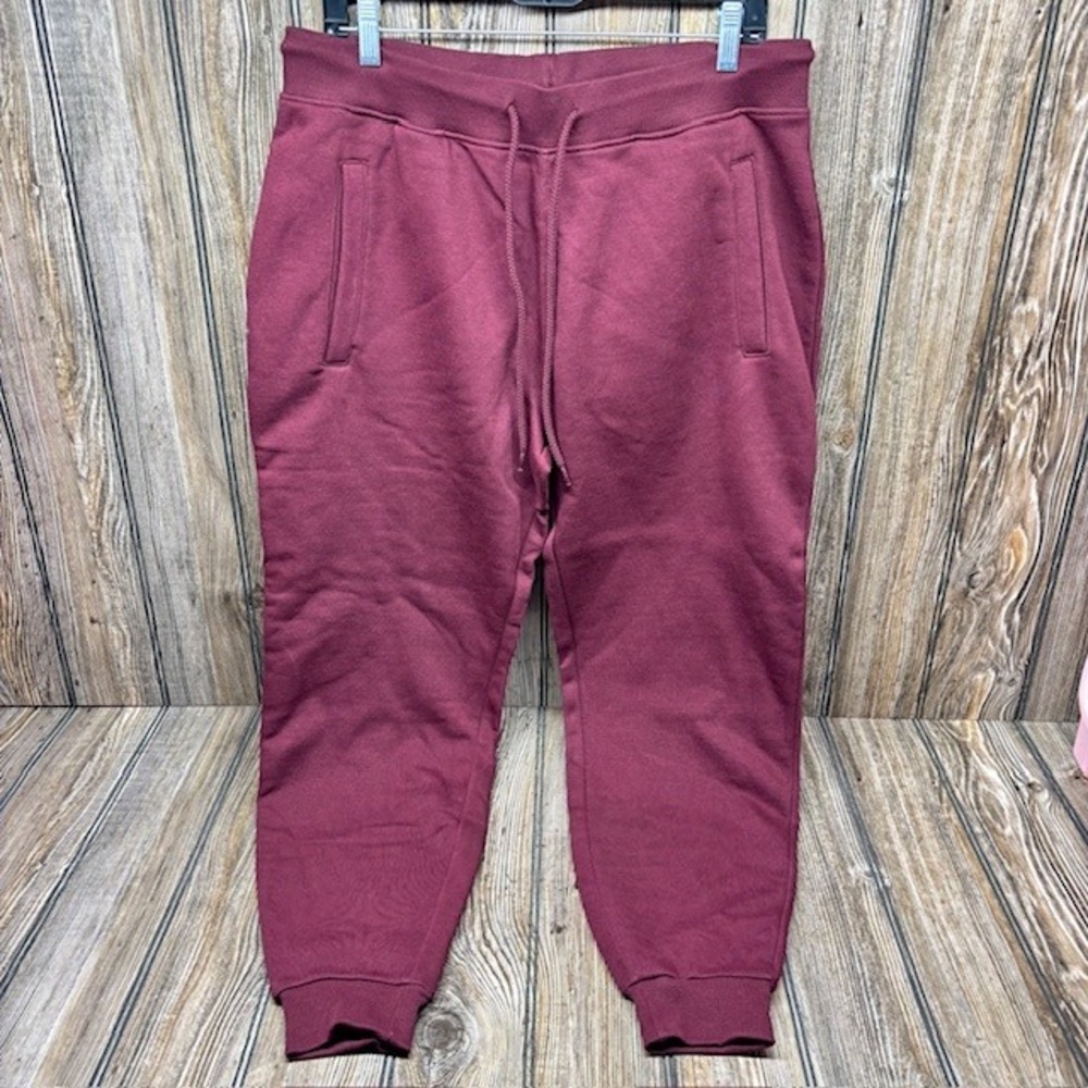 Fashion Nova Burgundy Oversized Jogger Sweatpants WNMB10218 Size L